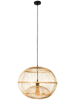 Hängeleuchte, Natur 13 Hängeleuchte, Natur -Einrichtungsgeschäft Iwato Pendelleuchte Hellbraun Natur 45x50 per3