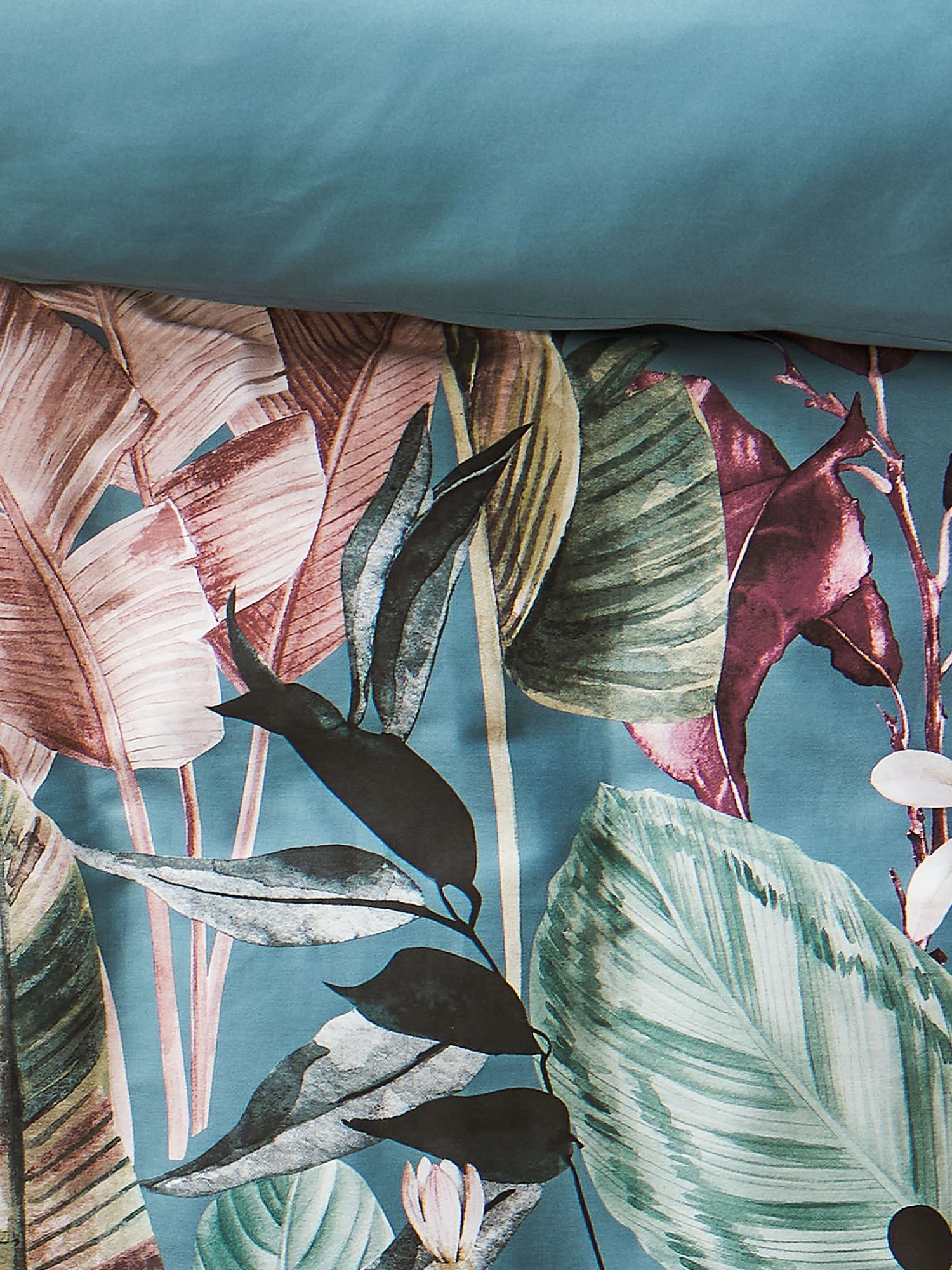 Satin-Bettwäsche, Petrol 5 Satin-Bettwäsche, Petrol – Bild 3