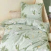 Kinderbettwäsche, Jungle Green -Einrichtungsgeschäft JungleFever Bettwaesche Gruen JungleGreen 135x200 mil