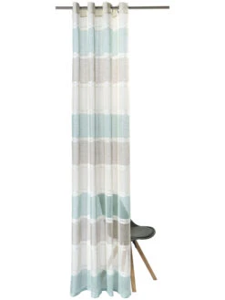 Ösenschal, Altmint -Einrichtungsgeschäft Kaja Gardine Oesenschal Gruen Altmint 140x245 pla2