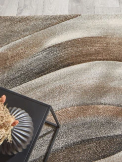 Moderner Teppich, Mandel -Einrichtungsgeschäft Kaleidoskop ModernerTeppich Braun Mandel 160x230 spar