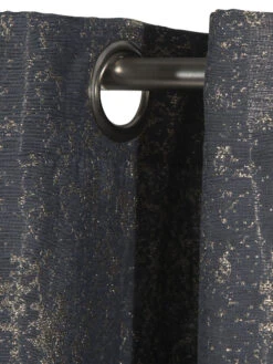 Ösenschal, Galaxy -Einrichtungsgeschäft Karli Gardine Oesenschal Dunkelgrau Galaxy 140x245 lup1