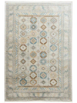 Vintage-Teppich, Blau/Gold -Einrichtungsgeschäft Kayseri VintageTeppich Gold BlauGold 200x290 pla