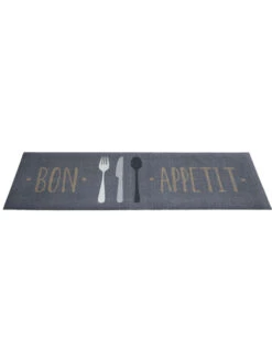 Fußmatte, Bon Appetit -Einrichtungsgeschäft Kitchen Fussmatte Grau BonAppetit 50x150 per