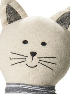 Figur, Beige -Einrichtungsgeschäft Kitty Tuerstopper Beige 13x14x30 lup
