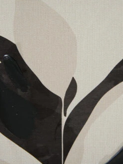 Leinwand-Druck-handbemalt, Schwarz/Weiss -Einrichtungsgeschäft Klimata Druckgerahmt SchwarzWeiss 30x40 lup