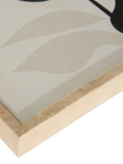 Leinwand-Druck-handbemalt, Schwarz/Weiss -Einrichtungsgeschäft Klimata Druckgerahmt SchwarzWeiss 30x40 lup2