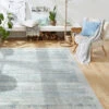 Vintage-Teppich, Aqua -Einrichtungsgeschäft Kronos VintageTeppich Blau Aqua 200x290 mil