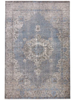 Vintage-Teppich, Blue 6 Vintage-Teppich, Blue -Einrichtungsgeschäft LaRochelle VintageTeppich Blau Blue 160x230 pla