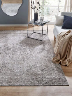 Vintage-Teppich, Silver