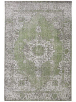 Vintage-Teppich, Green -Einrichtungsgeschäft LaRochelle VintageTeppich Gruen Green 160x230 pla