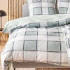 Flanell-Bettwäsche, Mint 2 Flanell-Bettwäsche, Mint -Einrichtungsgeschäft Laholm Bettwaesche Gruen Mint 135x200 mil
