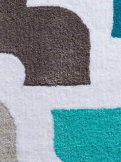 Badematte, Türkis -Einrichtungsgeschäft Latigo Badteppich Mehrfarbig Tuerkis lup