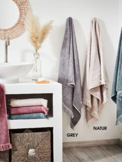 Duschtuch, Natur -Einrichtungsgeschäft Lavita SaunaStrandtuch div mil