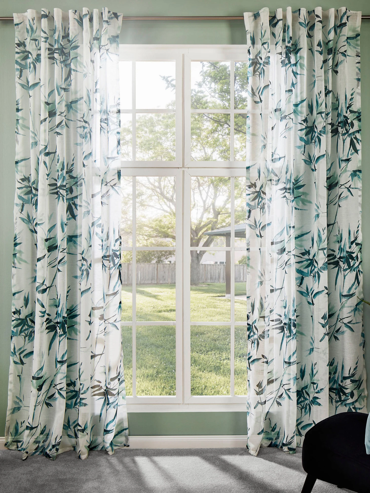 Vorhang Mit Gardinenband, Jade 3 Vorhang Mit Gardinenband, Jade