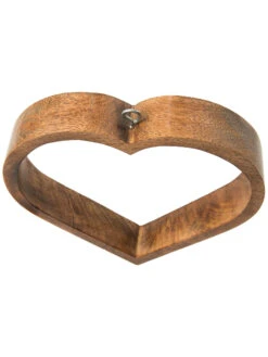 Objekt, Natur -Einrichtungsgeschäft LightBurnHeart Objekt braun Natur 20x20x4 per2