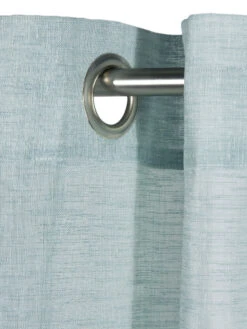 Ösenschal, Eisblau 10 Ösenschal, Eisblau -Einrichtungsgeschäft Madox Gardine Oesenschal blau Eisblau 140x245 lup1