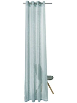 Ösenschal, Eisblau 9 Ösenschal, Eisblau -Einrichtungsgeschäft Madox Gardine Oesenschal blau Eisblau 140x245 pla2