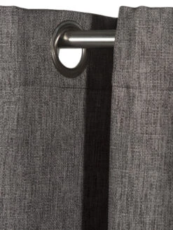 Ösenschal, Anthrazit -Einrichtungsgeschäft Malia Gardine Oesenschal Schwarz Anthrazit 140x245 lup1