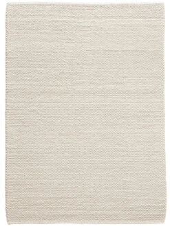 Woll-Teppich, Vanity White 13 Woll-Teppich, Vanity White -Einrichtungsgeschäft Malmby Handwebteppich weiss VanityWhite 170x240 pla