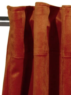 Vorhang Mit Gardinenband, Kupfer -Einrichtungsgeschäft Marilana Gardine verdeckteSchlaufe Orange Kupfer 140x245 lup1