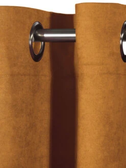 Ösenschal, Curry -Einrichtungsgeschäft Milla Gardine Oesenschal gelb Curry 140x245 lup1