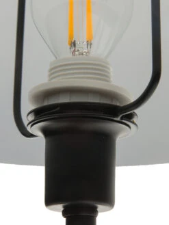 Tischleuchte, Black -Einrichtungsgeschäft Minimalist Tischleuchte Schwarz Black 25x25x44 lup1