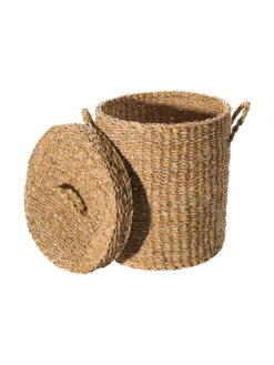 Korb, Graubeige -Einrichtungsgeschäft Miu Korb Beige Graubeige 35x35x38 per2