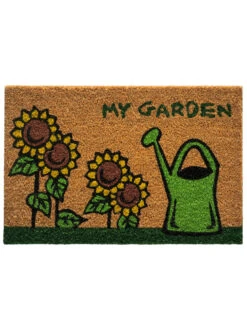 Fußmatte, Sunflower -Einrichtungsgeschäft MyGarden Fussmatte Gruen Sunflower 40x60 pla