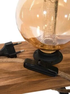 Tischleuchte, Braun -Einrichtungsgeschäft MyStage Tischleuchte Braun 13x40x15 lup2