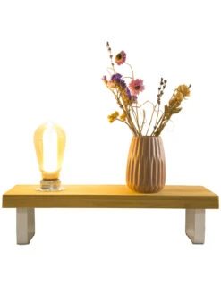 Tischleuchte, Hellbraun -Einrichtungsgeschäft MyStage Tischleuchte Hellbraun 13x40x15 per4