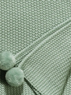 Decke, Altmint -Einrichtungsgeschäft Mysa Decke gruen Altmint 150x200 lup2