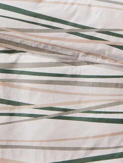 Renforcé-Bettwäsche, Weiss -Einrichtungsgeschäft Nerada Bettwaesche Gruen Weiss 135x200 lup