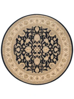 Orient-Teppich, Blau -Einrichtungsgeschäft Onyx Klassischweb Blau 200rund pla