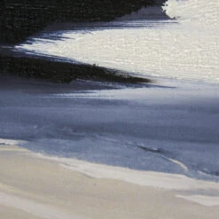 Leinwand-Druck-handbemalt, Blau 9 Leinwand-Druck-handbemalt, Blau -Einrichtungsgeschäft Orkan Druckgerahmt Beige Blau 50x70 lup