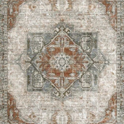 Vintage-Teppich, Kupfer -Einrichtungsgeschäft Palacio Vintageteppich Terracotta Kupfer 160x230 lup2