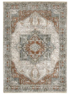 Vintage-Teppich, Kupfer -Einrichtungsgeschäft Palacio Vintageteppich Terracotta Kupfer 160x230 pla2