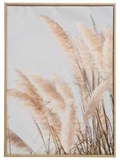 Leinwand-Druck-gerahmt, Weiss 9 Leinwand-Druck-gerahmt, Weiss -Einrichtungsgeschäft PampasWind Druckgerahmt Beige Weiss 52x72 pla