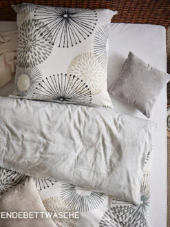Satin-Bettwäsche, Nature -Einrichtungsgeschäft Panadero Bettwaesche beige nature 135x200 mil3