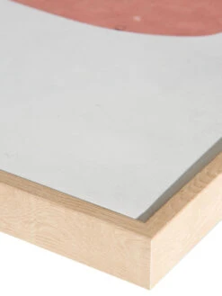 Druck Gerahmt, Orange/Weiss 10 Druck Gerahmt, Orange/Weiss -Einrichtungsgeschäft Polly Druckgerahmt Orange OrangeWeiss 63x63 lup2