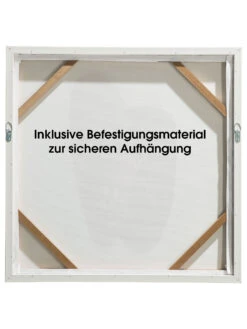 Druck Gerahmt, Orange/Weiss 11 Druck Gerahmt, Orange/Weiss -Einrichtungsgeschäft Polly Druckgerahmt Orange OrangeWeiss 63x63 ruk