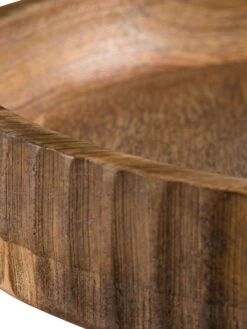 Deko-Schale, Natural -Einrichtungsgeschäft Ruffle DekoSchale Braun Natural 25x25 lup