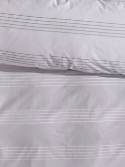 Renforcé-Bettwäsche, Grau/Weiss -Einrichtungsgeschäft Salieri Bettwaesche Grau GrauWeiss 135x200 lup