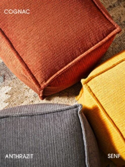 Pouf, Senf 9 Pouf, Senf -Einrichtungsgeschäft Samson Pouf diverse eckig 40x40 mil