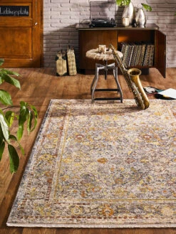 Vintage-Teppich, Medina -Einrichtungsgeschäft Sanguis VintageTeppich Hellgrau Medina 200x290 mil