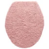 Deckel, Rosé -Einrichtungsgeschäft Santana Badematte rosa Rose WC Deckel pla