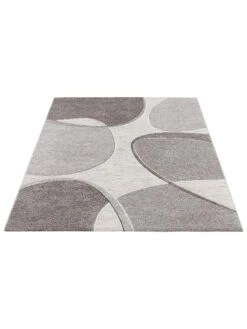 Moderner Teppich, Dark Grey -Einrichtungsgeschäft Saxum Designerteppich Grau DarkGrey 160x230 fper