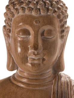 Figur, Hellbraun -Einrichtungsgeschäft SittingBuddha Figur Braun Hellbraun 21x28x43 lup
