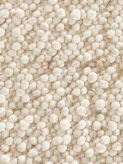 Woll-Teppich, Dünensand -Einrichtungsgeschäft Skagen HandwebTeppich Creme Duenensand 170x230 lup