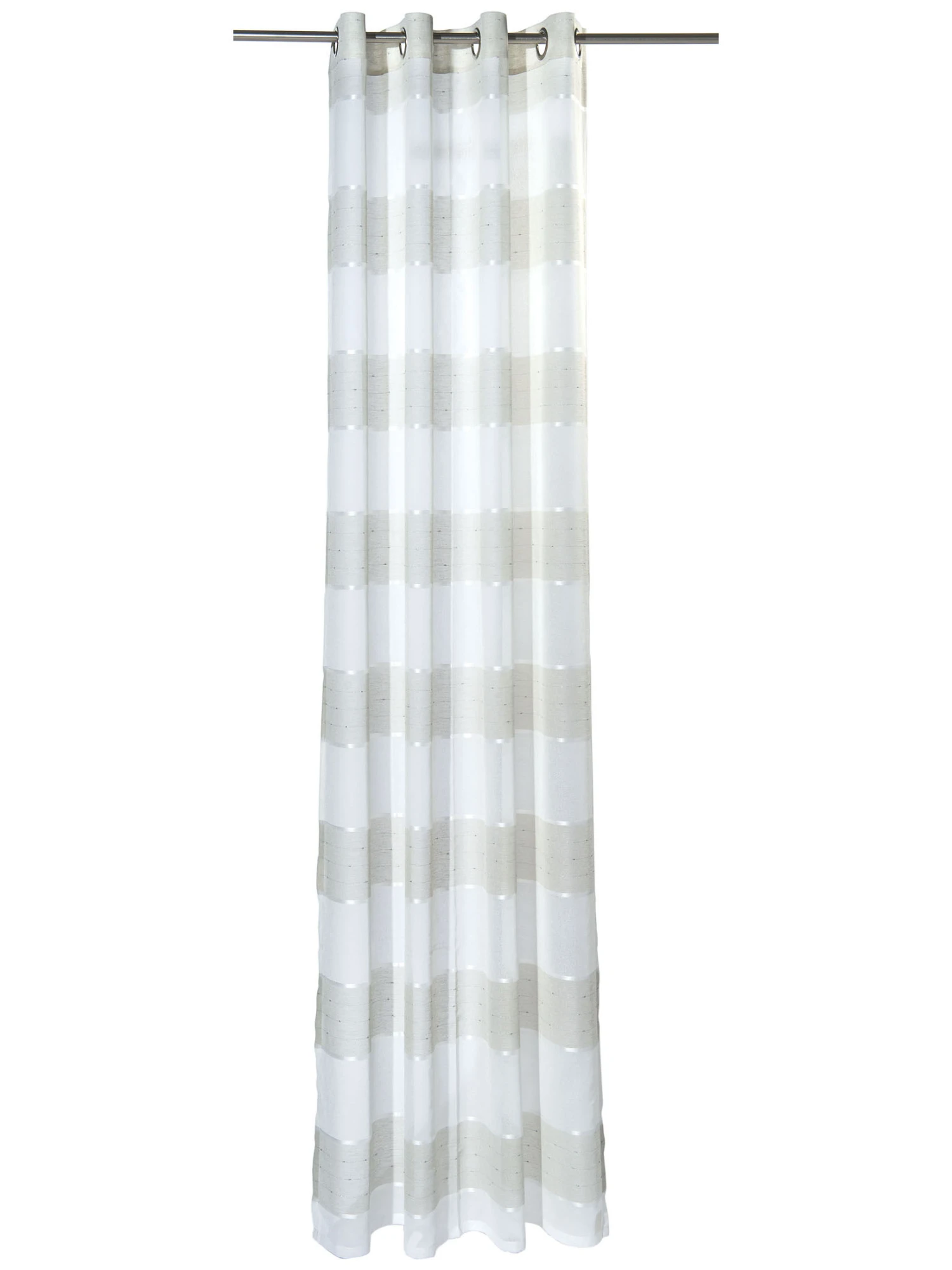 Ösenschal, Taupe 4 Ösenschal, Taupe – Bild 2